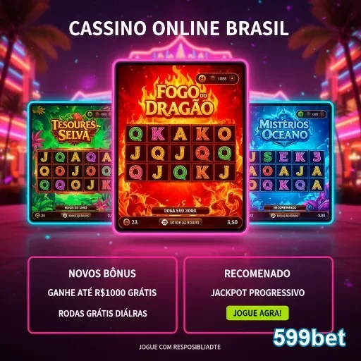 Ilustração de A Emoção da Jogatina ao Vivo na 599bet